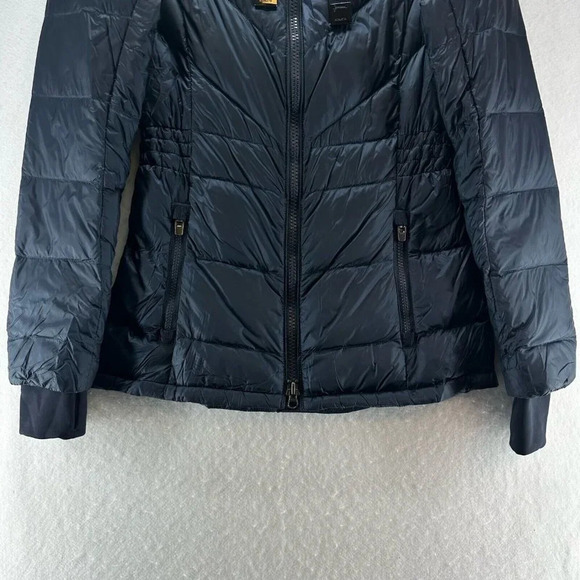 Athleta Jacket Womens 2XS Banner Peak Goose Down Puffer Full Zip Insulated Blue - Picture 5 of 12